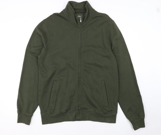 L.L.Bean Men's Green M Classic Full Zip Activewear Jacket
