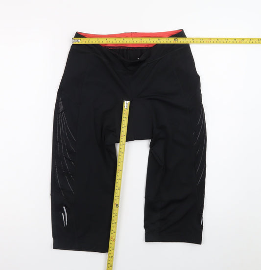 Crivit Sports Men's Black M Compression Cycling Shorts Breathable