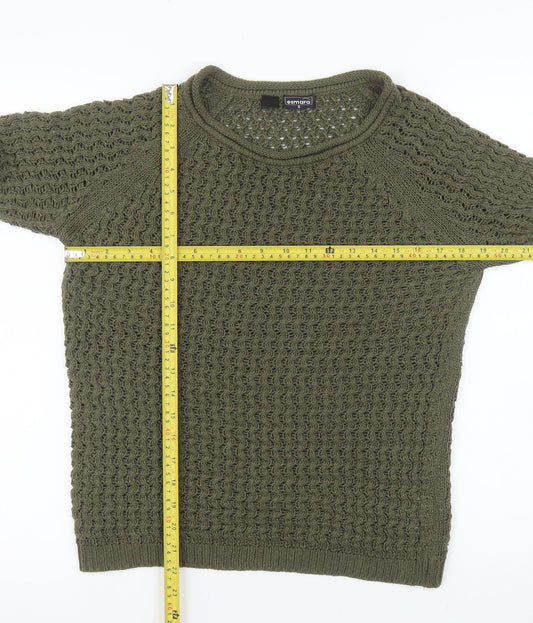 Esmara Women’s Green Acrylic Chunky Knit Jumper Size 12