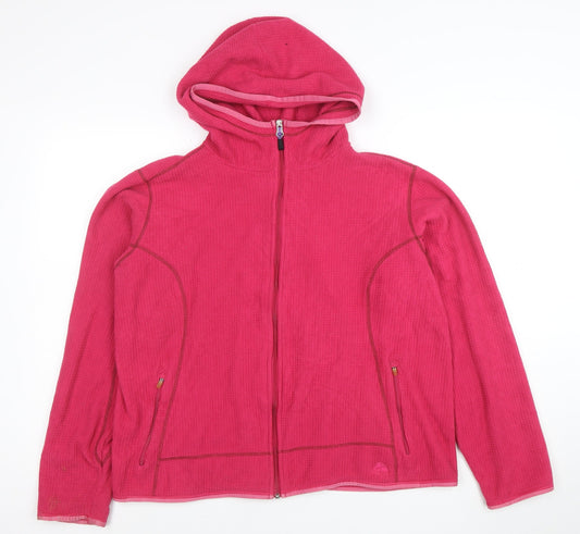 Nike ACG Women’s Pink XL Hooded Full Zip Thermal Fleece Jacket