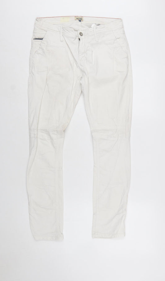 Tommy Hilfiger Men’s White Slim Fit Straight Jeans 28x32
