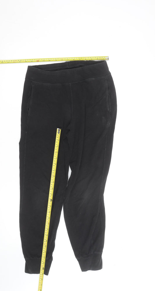 Sweaty Betty Women’s Black Jogger Pants Size 10 Cotton Blend