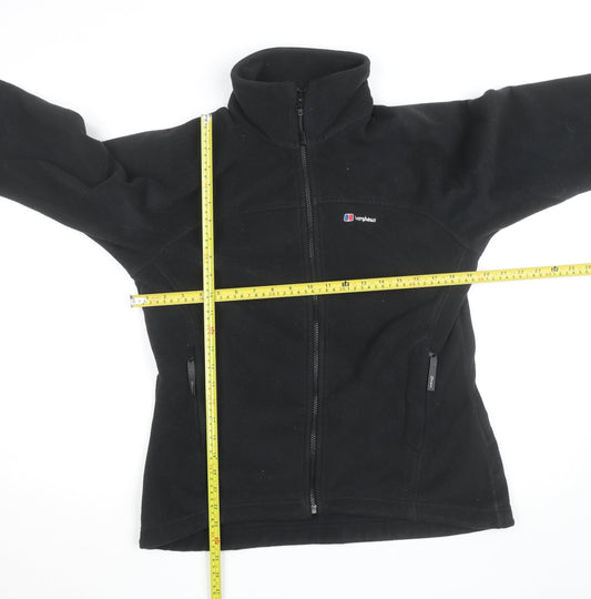 Berghaus Men's Black Fleece Mid-Length Jacket Size M Full Zip