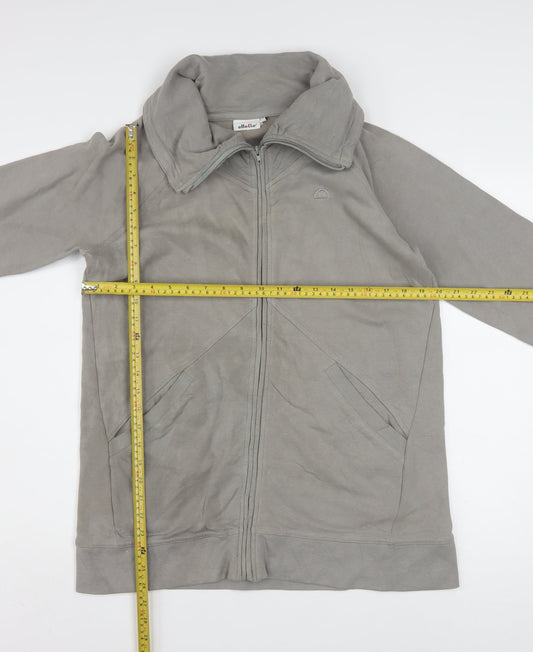 Ellesse Men's Grey Track Jacket L Regular Fit Full Zip Sportswear
