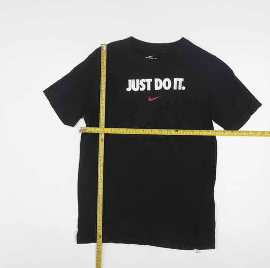 Nike Boys Black XL Just Do It Graphic Sports T-Shirt
