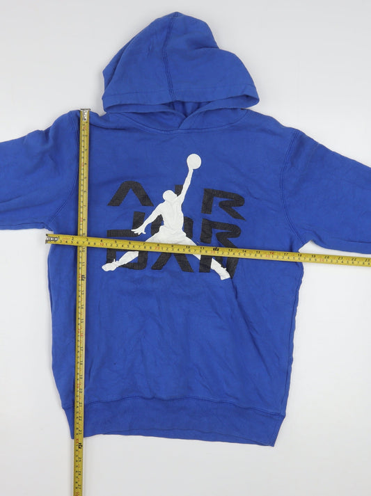 Nike Air Jordan Blue Boys Pullover Hoodie XL 13-15 Years Basketball Logo