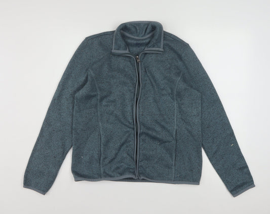 G.H. Bass & Co Women’s Blue Full Zip Fleece Jacket Size M