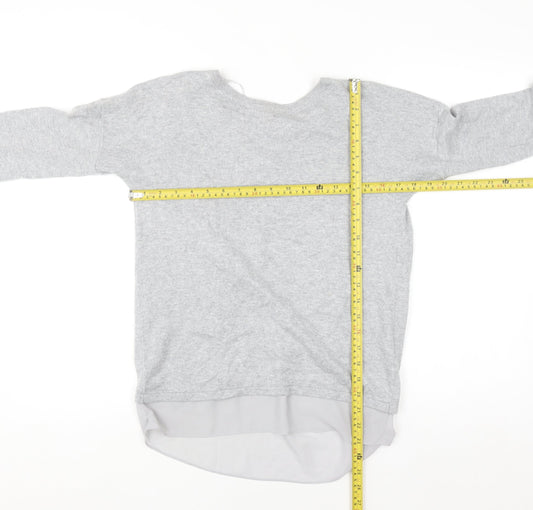 Marks and Spencer Autograph Women's Grey Cashmere Blend Pullover Jumper Size 6