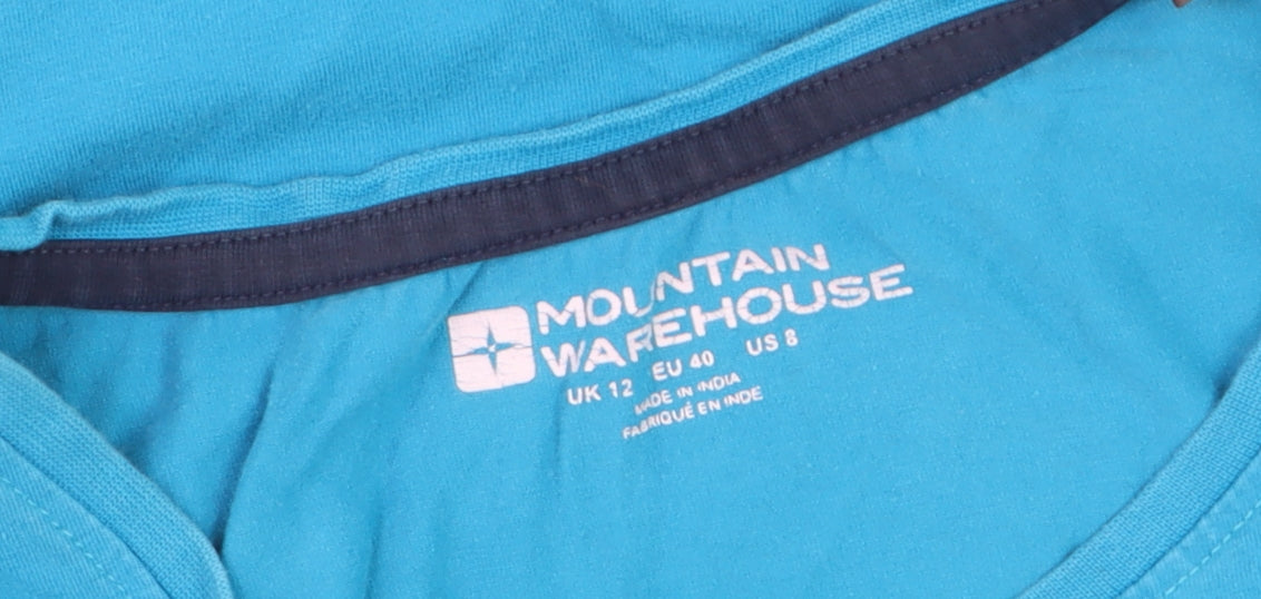 Additional view of Mountain Warehouse Blue Kids L Funny Graphic Cotton T-Shirt