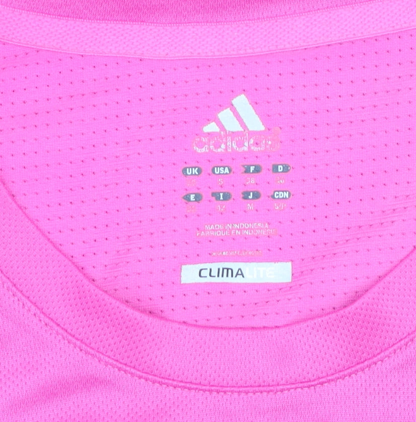 Additional view of Adidas girls’ pink climalite short sleeve athletic t-shirt, size 14, years