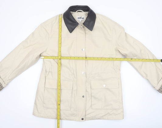 Marks and Spencer Men's Beige Water Resistant Rain Jacket Medium