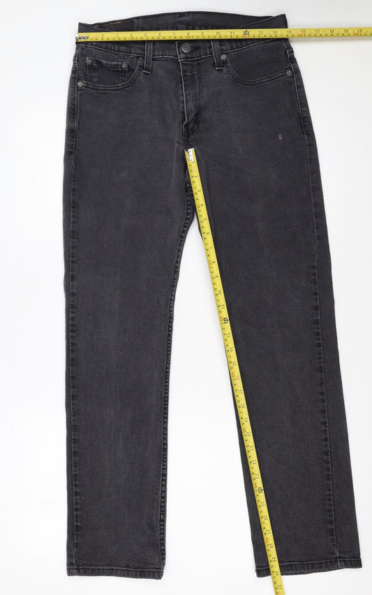 Levi's 514 Men's Grey Straight Fit Denim Jeans W30 L32