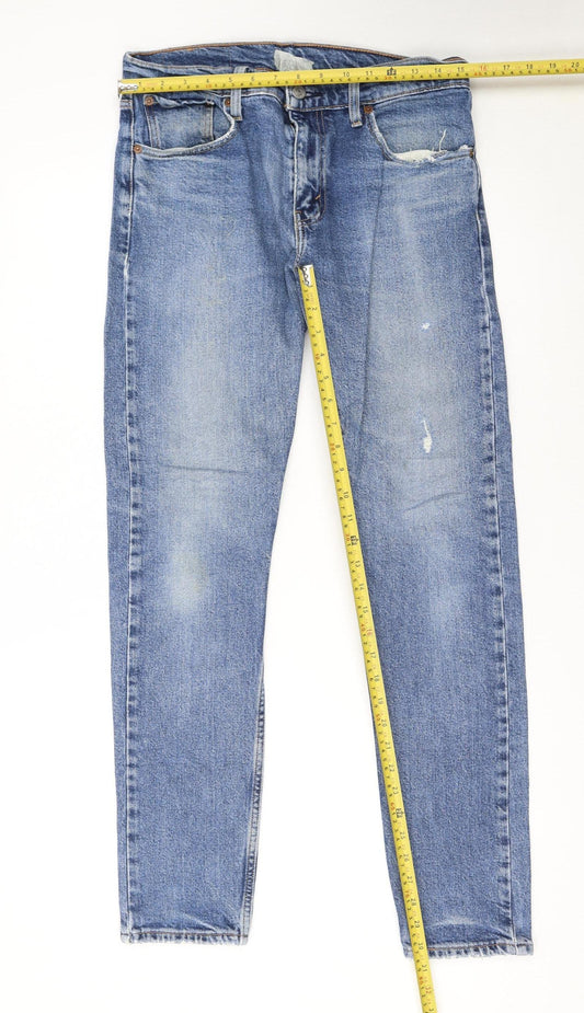 Levi's Women's Blue 512 Straight Leg Mid Rise Jeans W30 L32