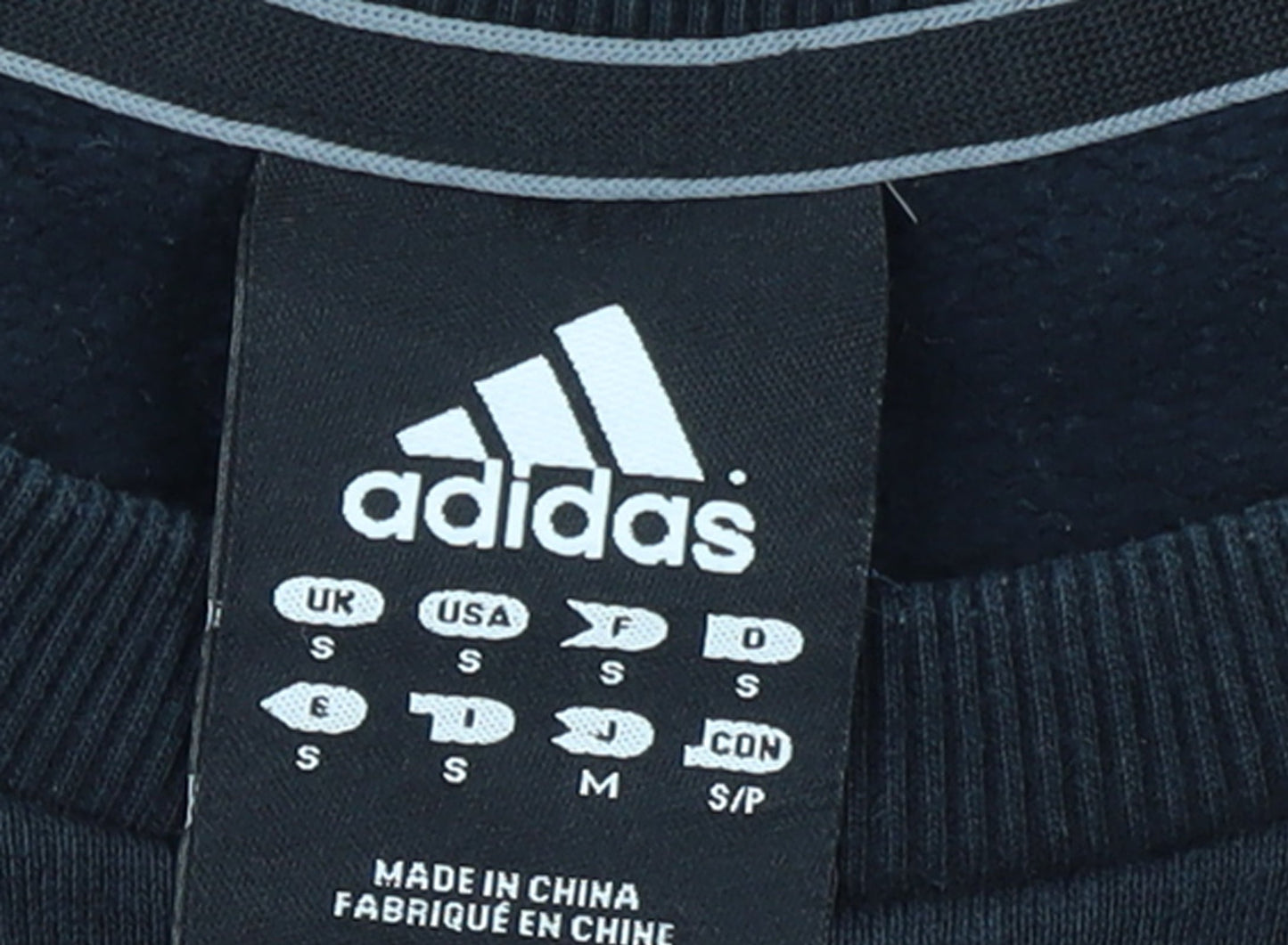 Adidas Men’s Black Crew Neck Pullover Sweatshirt Small