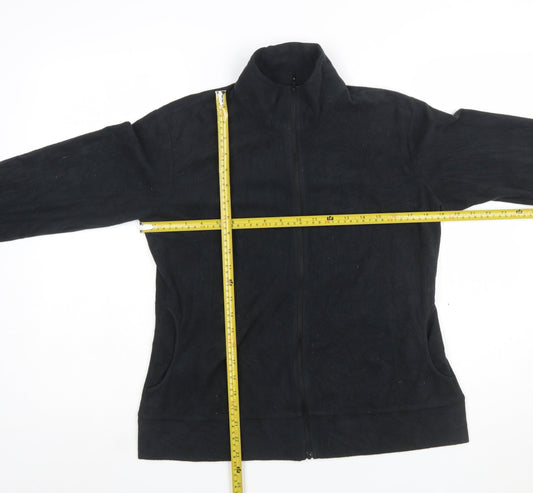 Columbia Women's Black Fleece Full Zip Jacket Size L