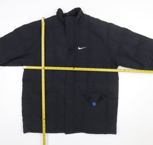 Nike Boys Black XL Puffer Jacket Down Insulated Winter Coat
