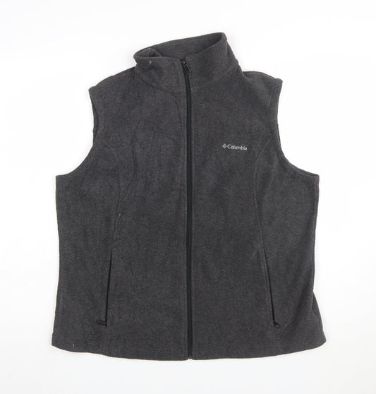 Columbia Women's Grey Fleece Waistcoat XL Lightweight Bodywarmer