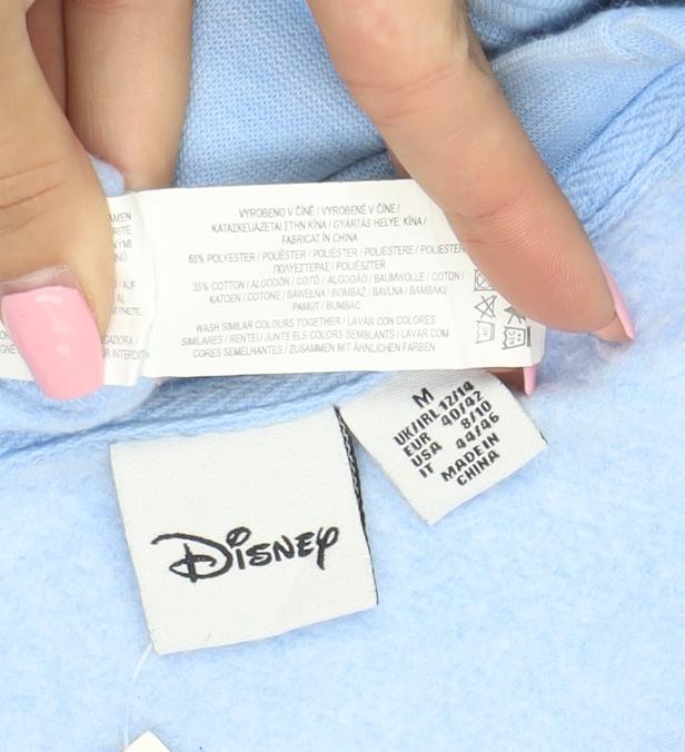 Disney Women Blue Mickey Mouse Pullover Sweatshirt M