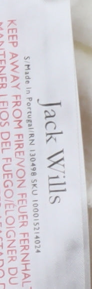 Jack Wills Women's Ivory Crew Neck Pullover Sweatshirt S