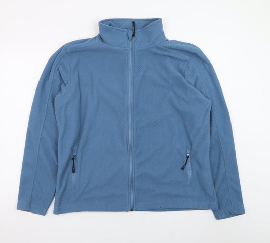 Workwear Mens Blue Fleece Full Zip Jacket L Regular Fit