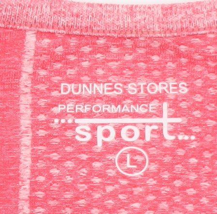 Dunnes Stores Women’s Pink Performance Sport T-Shirt L