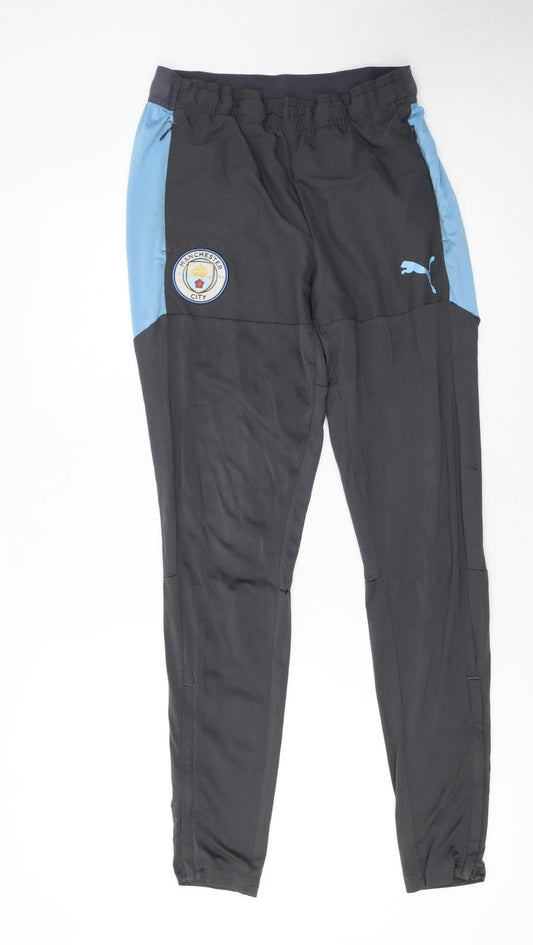 Puma Manchester City Men's Black Slim Track Pants S
