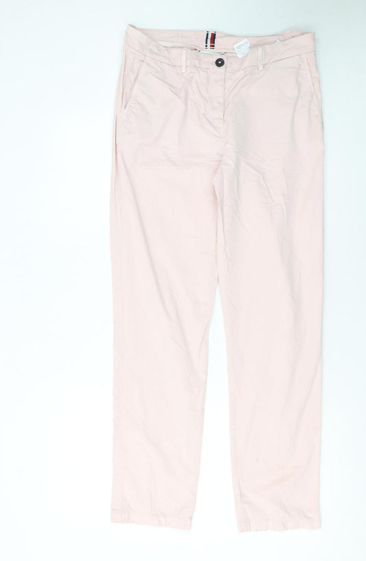 Tommy Hilfiger Women's Pink Chino Trousers Size 12