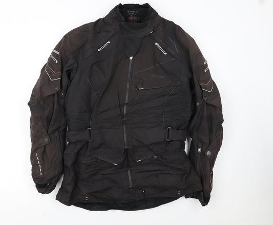 Modeka Men’s Black 40 Motorcycle Jacket Waterproof Windproof