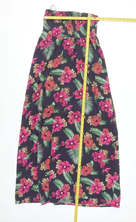 Rip Curl Womens Multicoloured Floral Maxi Dress Size 10