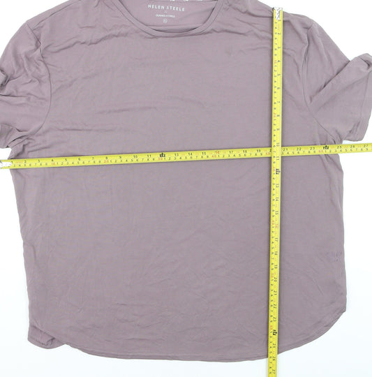 Helen Steele Women's Purple XL Modal Blend Active T-Shirt