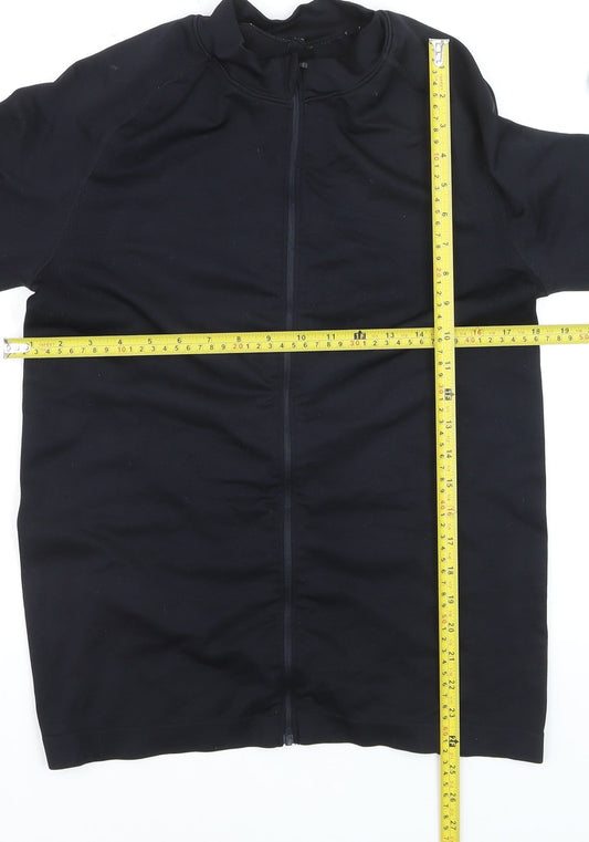 Primark Women Black XL Full Zip Stretch Track Jacket