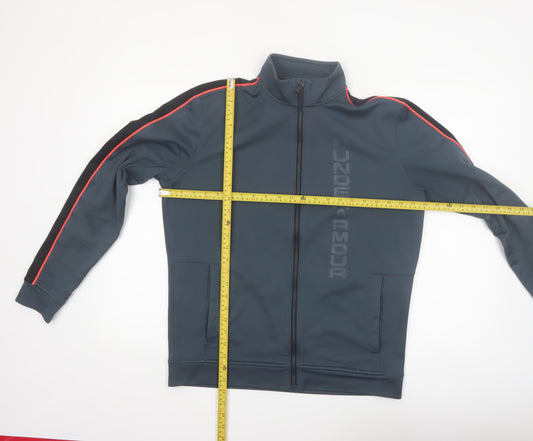 Under Armour Men's Blue Track Jacket Size M Full Zip Athletic Fit