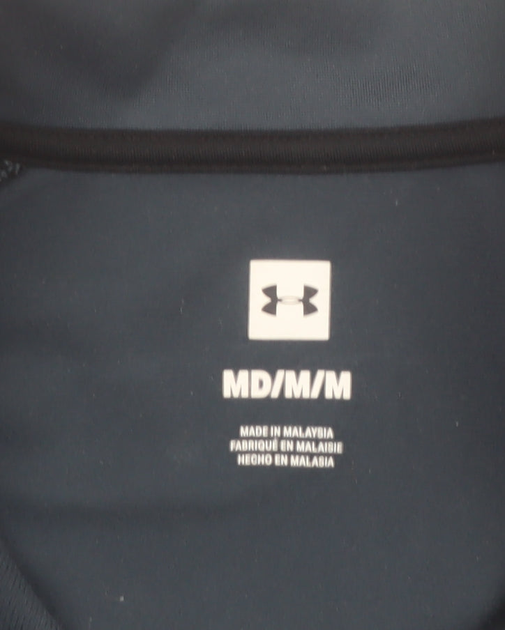 Under Armour Men's Blue Track Jacket Size M Full Zip Athletic Fit