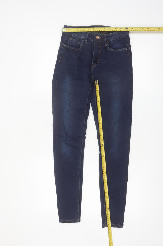 Diesel Womens Blue Skinny Jeans Size 10 Regular Fit Mid Rise 27x30