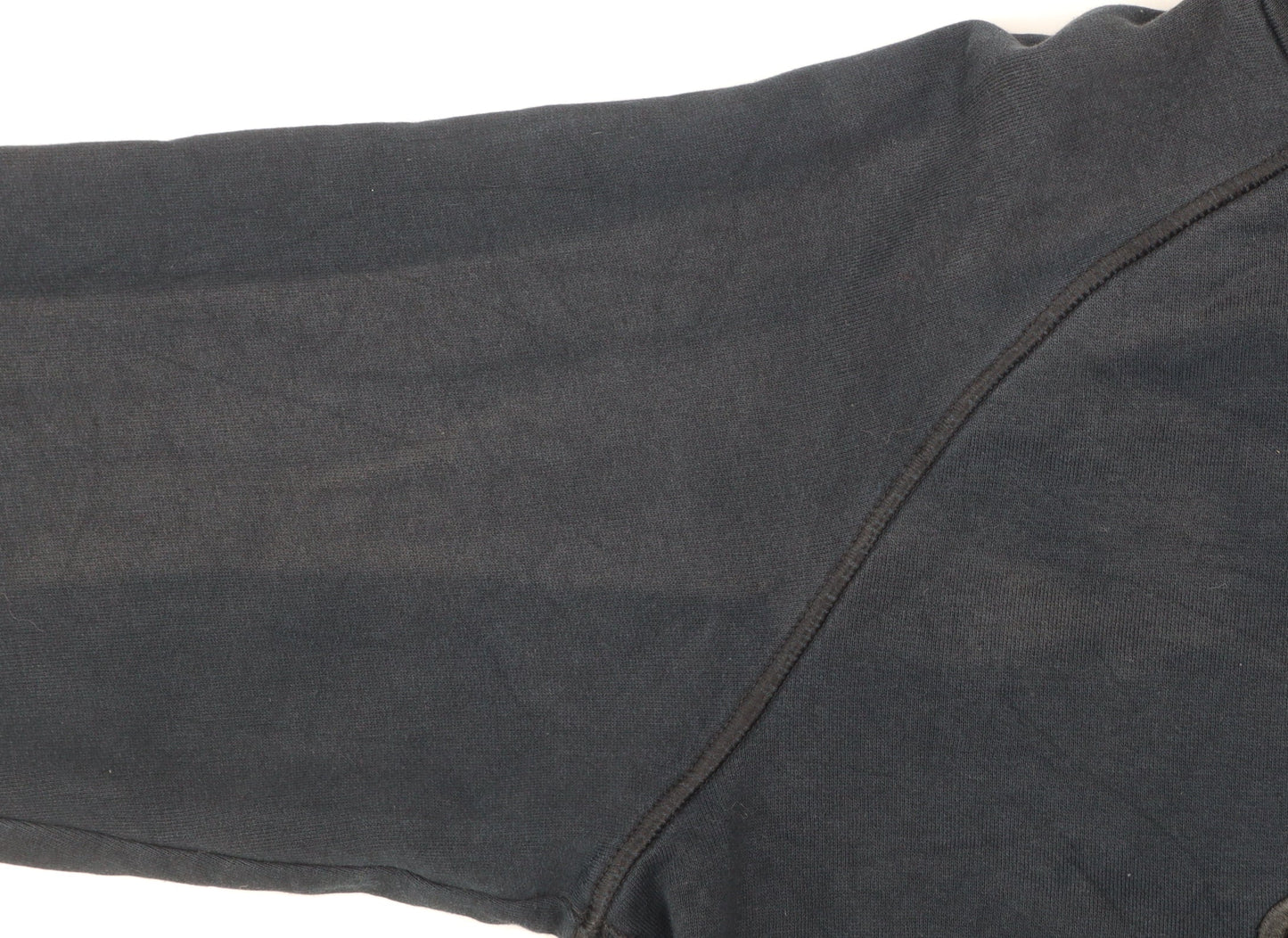 Adidas Boys Black Pullover Hoodie 13-14 Years Cotton Blend Logo Sweatshirt