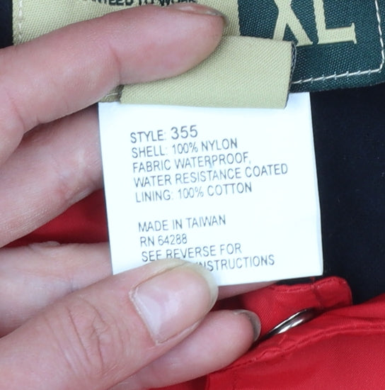 WearGuard Men's Red XL Waterproof Nylon Work Jacket