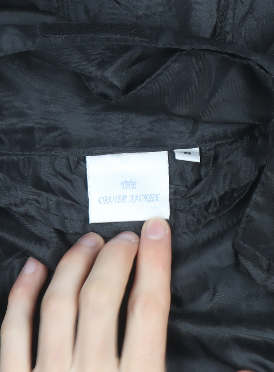Queen Victoria Mens Black S Windbreaker Hooded Cruise Jacket