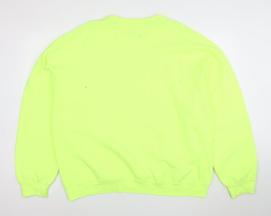 Fruit of the Loom Men's Yellow 2XL Classic Pullover Sweatshirt
