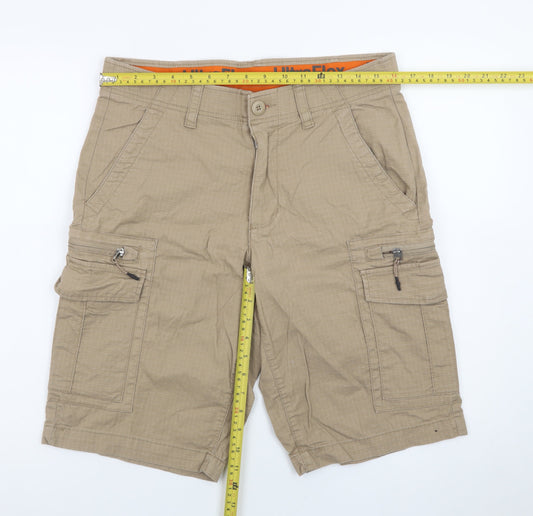 Urban Pipeline Men's Beige Cargo Shorts Size 32 Cotton Blend
