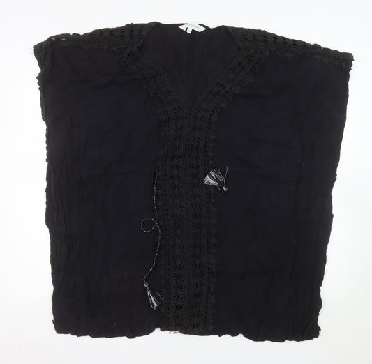 Debenhams The Collection Black Viscose Tunic Top Women’s M