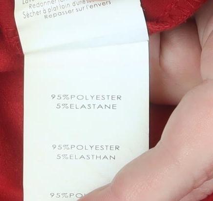 Saint Maine Women's Red Size 10 Bodycon Knee Length Dress