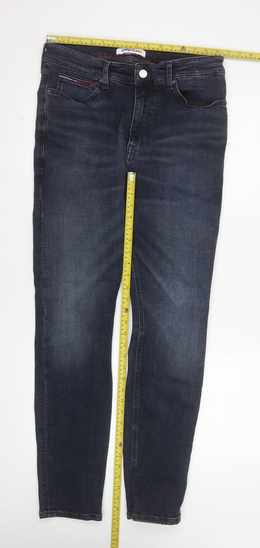 Tommy Jeans Men's Blue Slim Fit Dark Wash Denim Jeans 31W 32L
