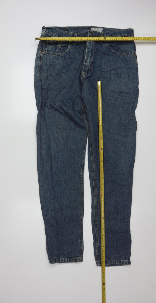 Levi's 505 Men's Blue Regular Fit Straight Denim Jeans W36 L34