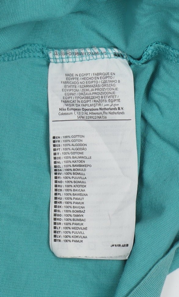 Nike Men's Green FCB Barcelona Graphic T-Shirt Size S