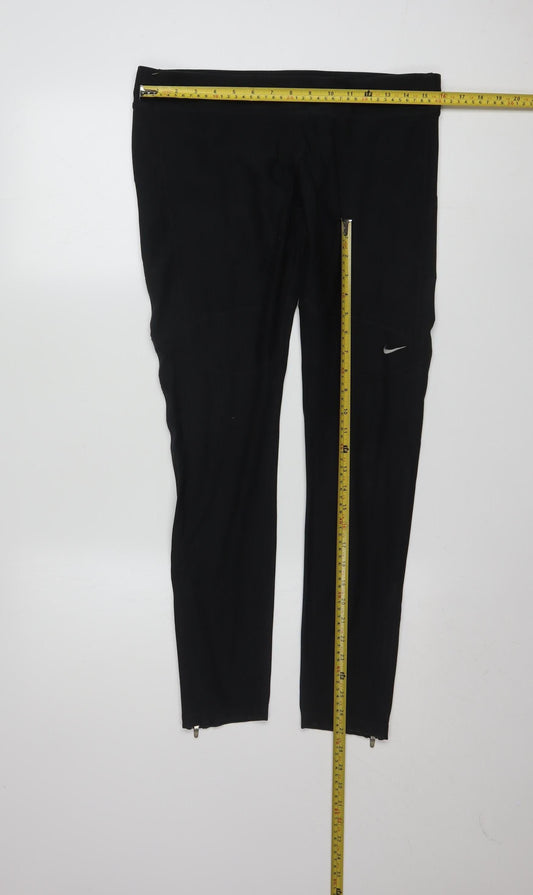 Nike Womens Black Dri-FIT XL Leggings Running Trousers