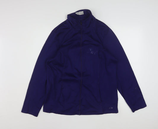 Champion Men Blue XL Track Jacket Full Zip Lightweight Activewear