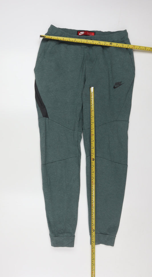 Nike Men's Green Jogger Sweatpants Size S Regular Fit Cotton Blend