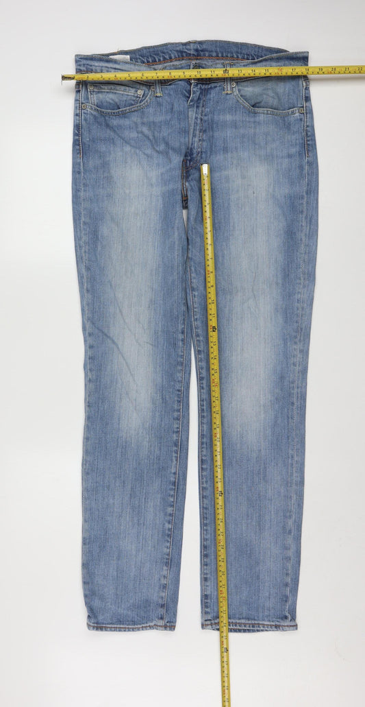 Levi's 511 Men's Blue Slim Fit Denim Jeans 36W 34L
