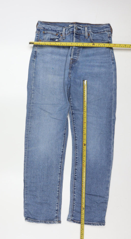 Levi's Women's Blue 28 Wedgie Straight High Rise Denim Jeans
