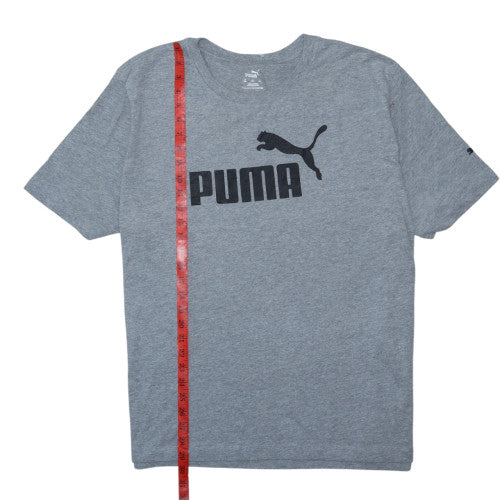 PUMA Men’s Grey 3XL Crew Neck Short Sleeve Sports T-Shirt